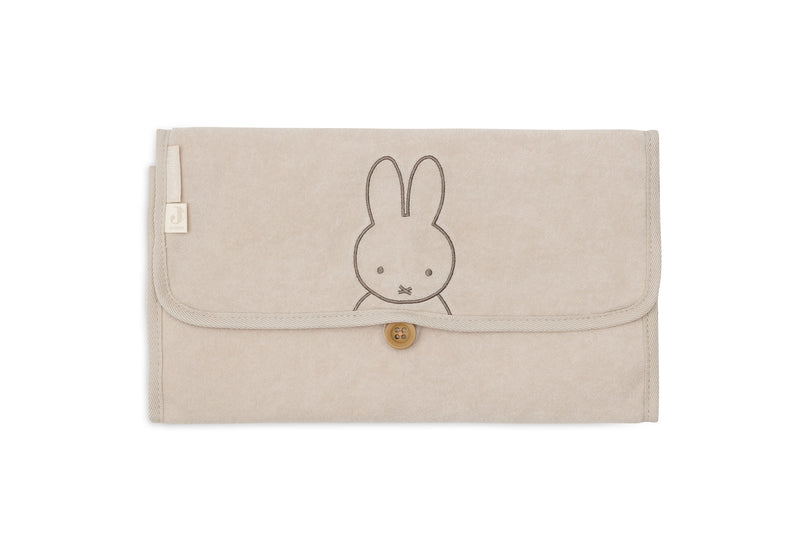 Verschoningsmat Badstof Miffy - Nougat