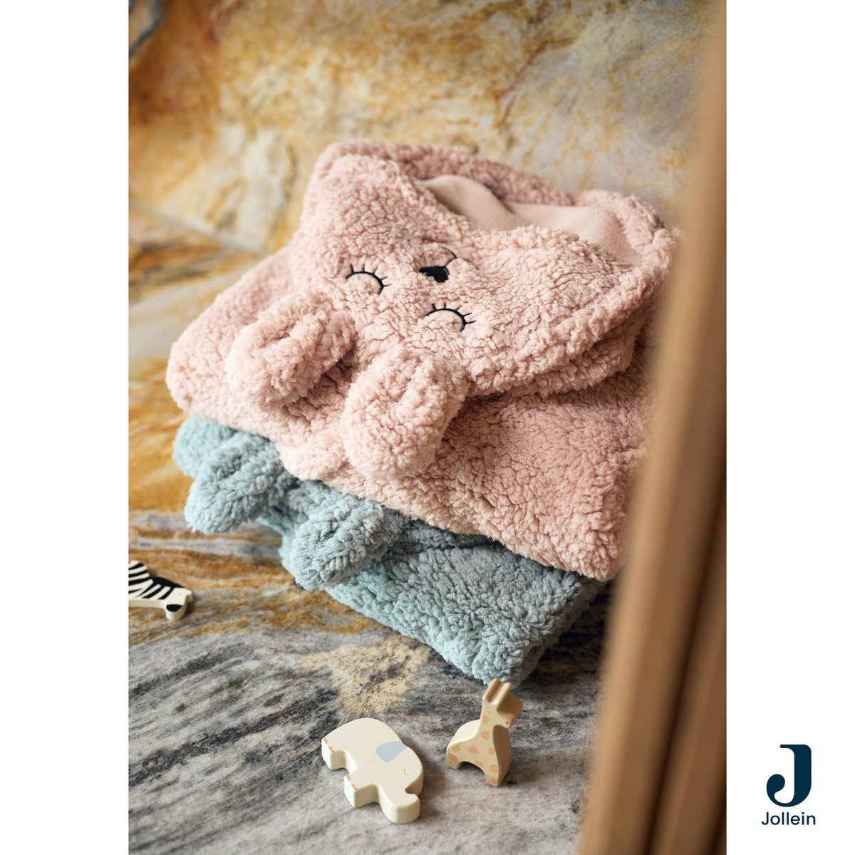 Wrap blanket Bunny - Wild Rose